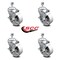 Service Caster Semi Steel Swvl TS Caster w/RB w/4" Wheel&1/2" Stem-4 Swvl w/Top Lck BRK SCC-TS20S415-SSR-TLB-121315-4 - alternate 5